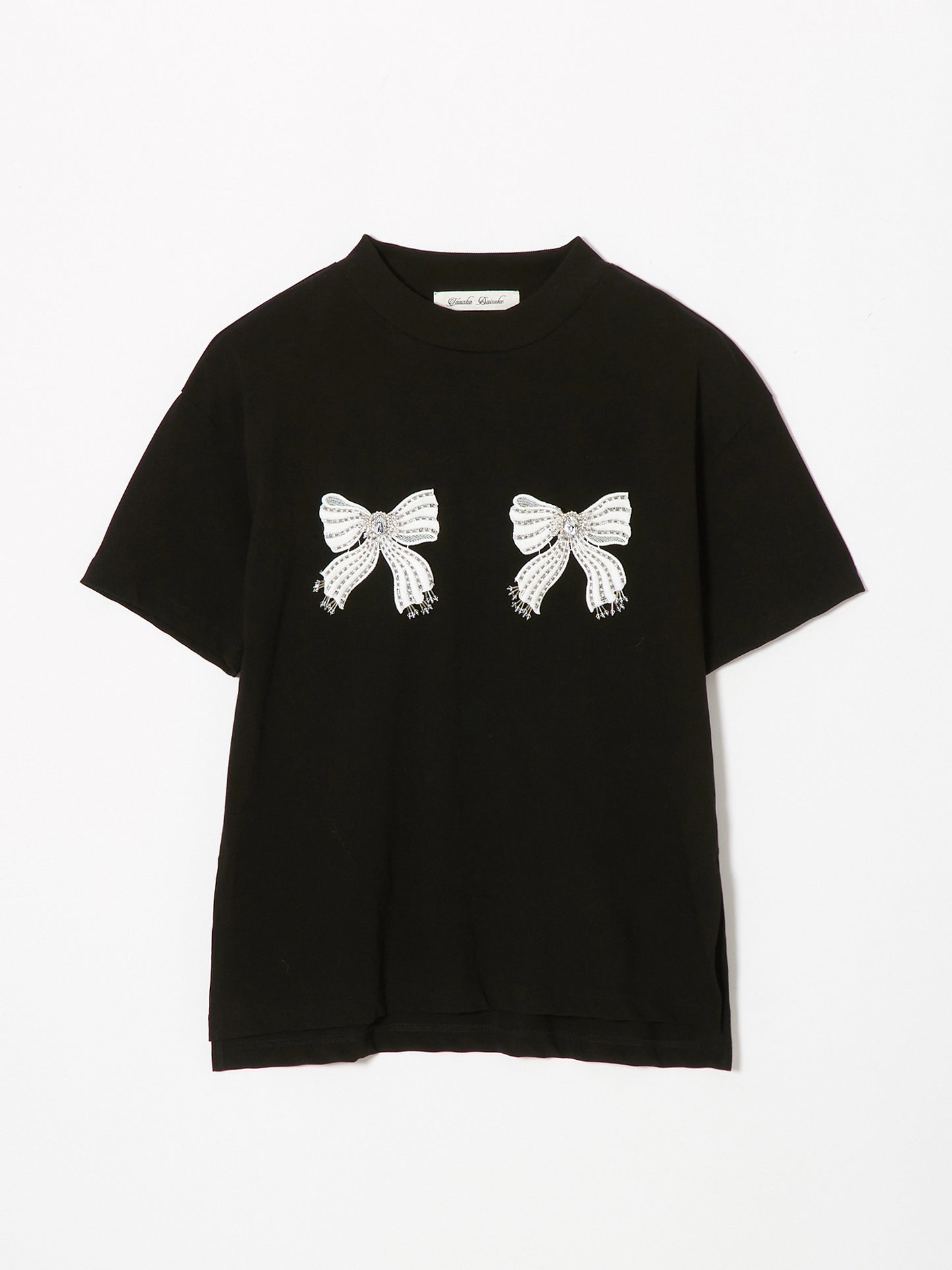 ribbon bijou T-shirt【Delivery in January 2023】