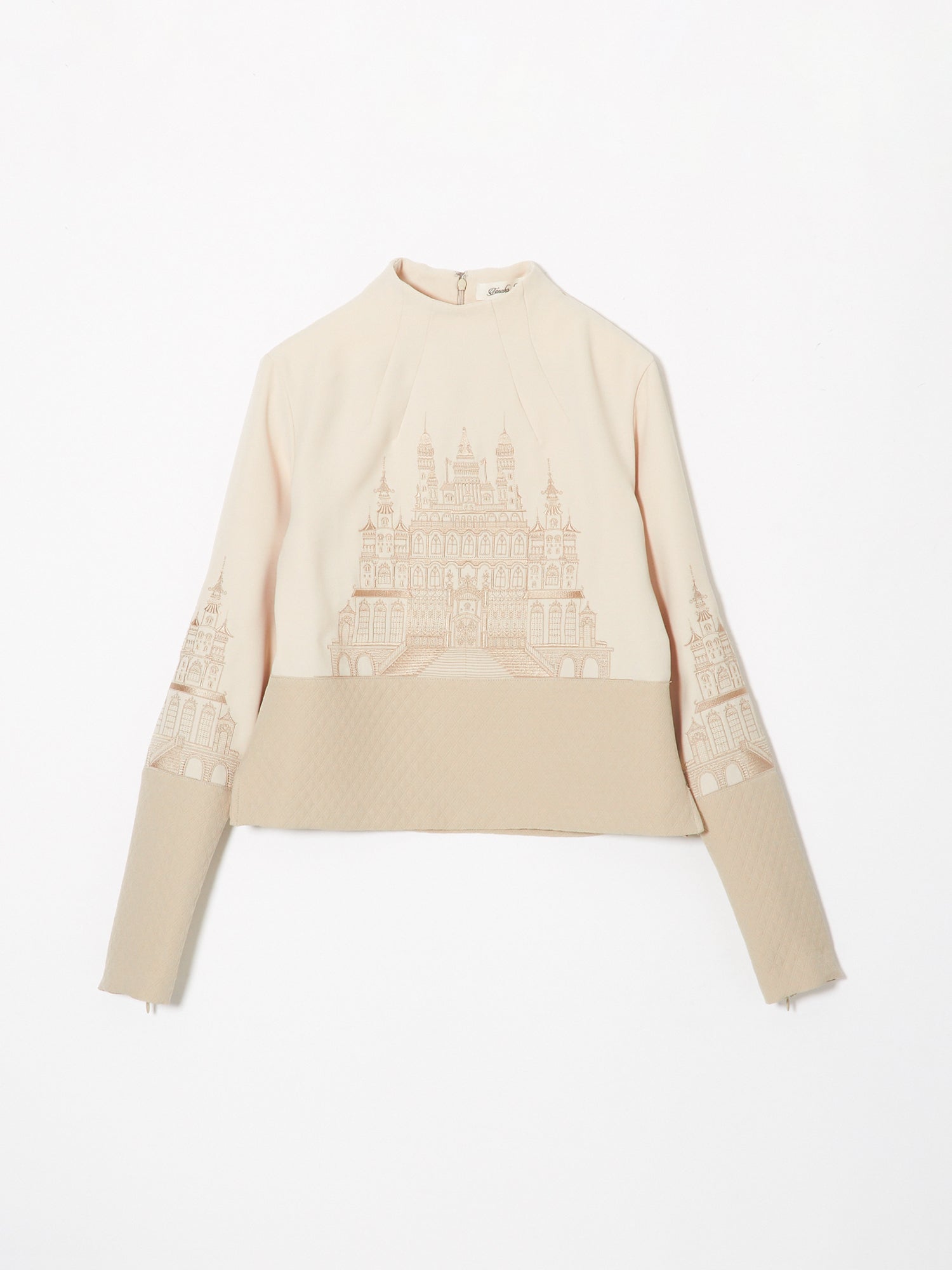 castle embroidery pullover