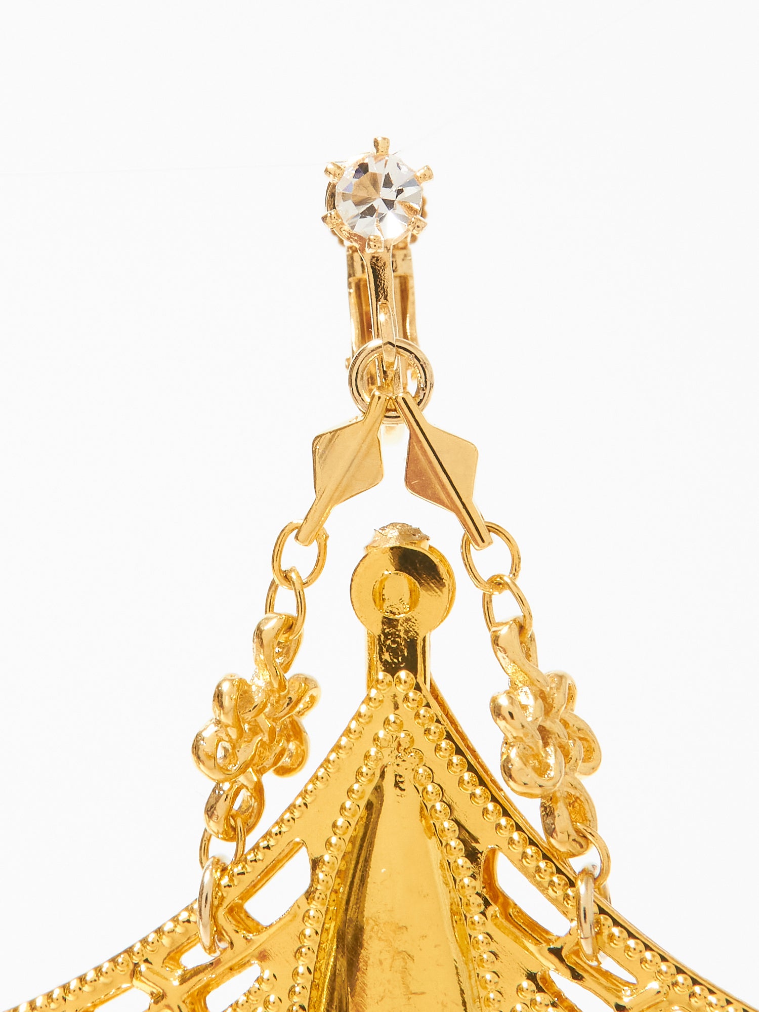 Wing bijou earring (gold) – tanakadaisuke