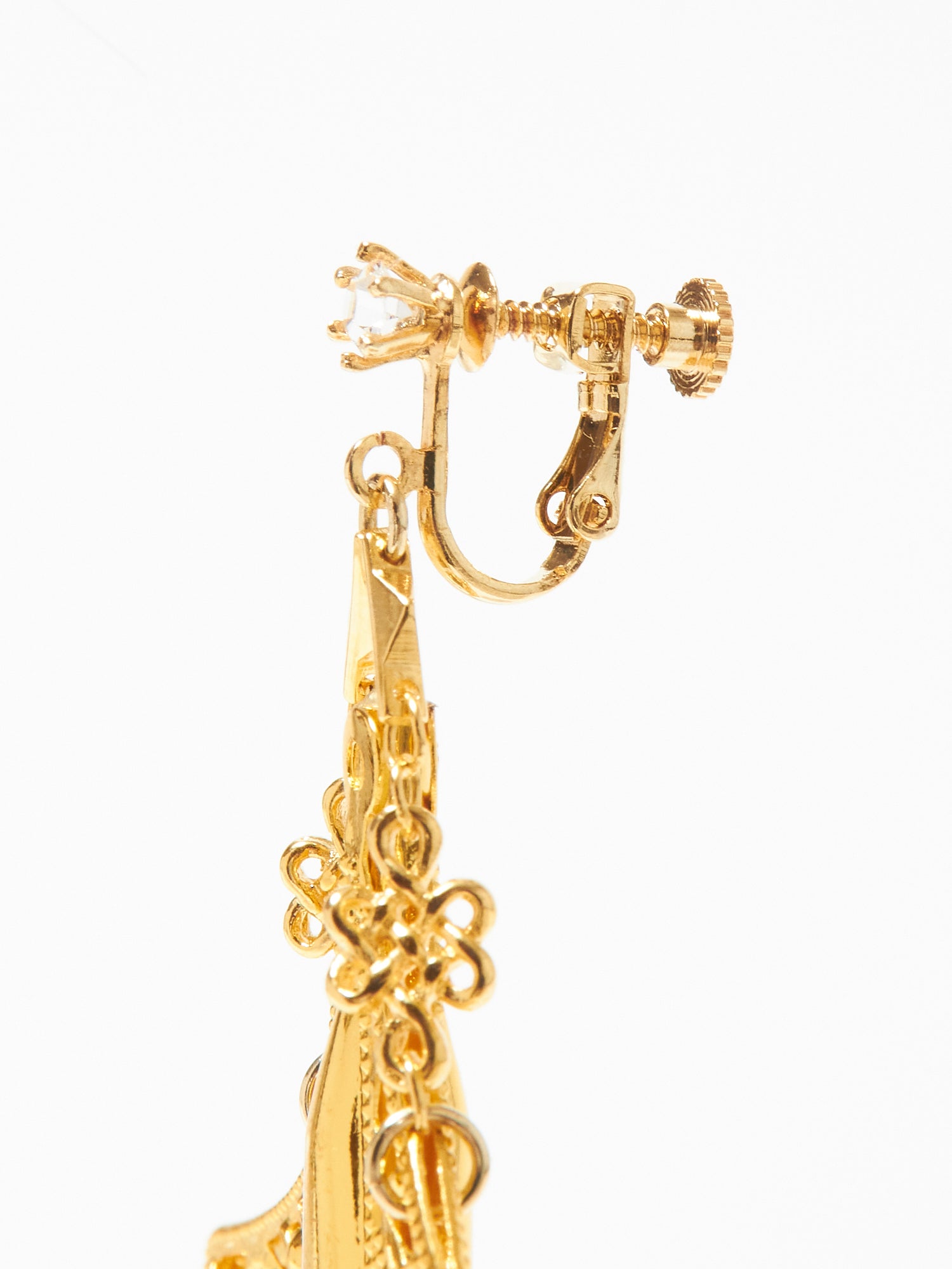 Wing bijou earring (gold) – tanakadaisuke