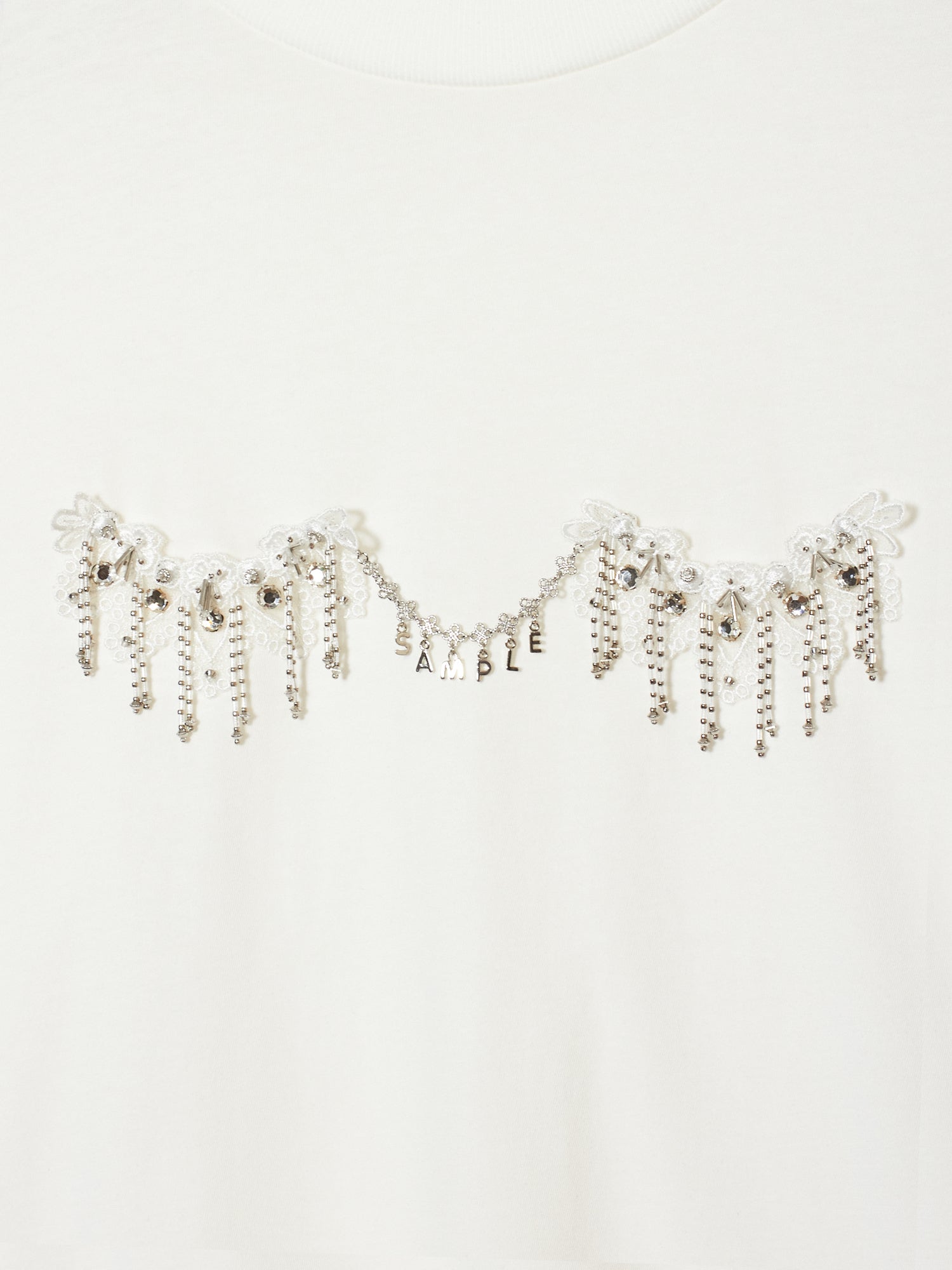 Angel bra dress.T-shirt(Non wire) White【Stock】