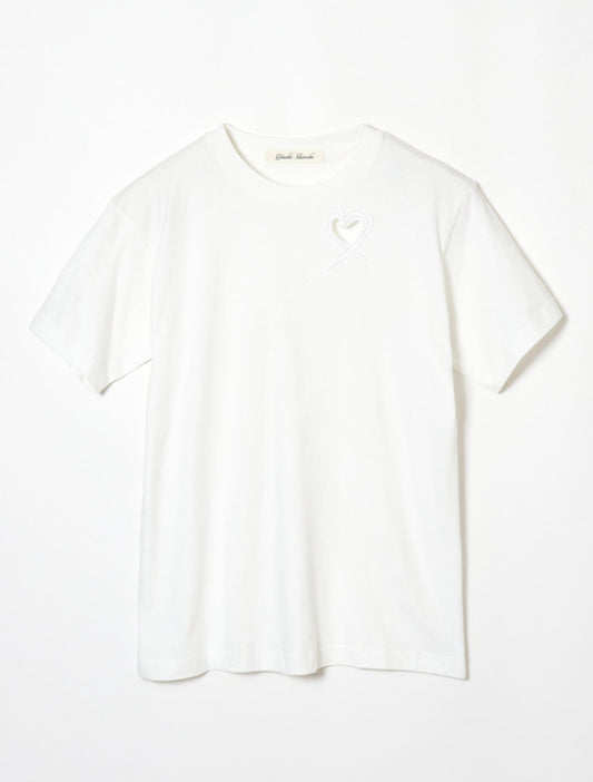 Heart whipped cream T-shirt【Stock】