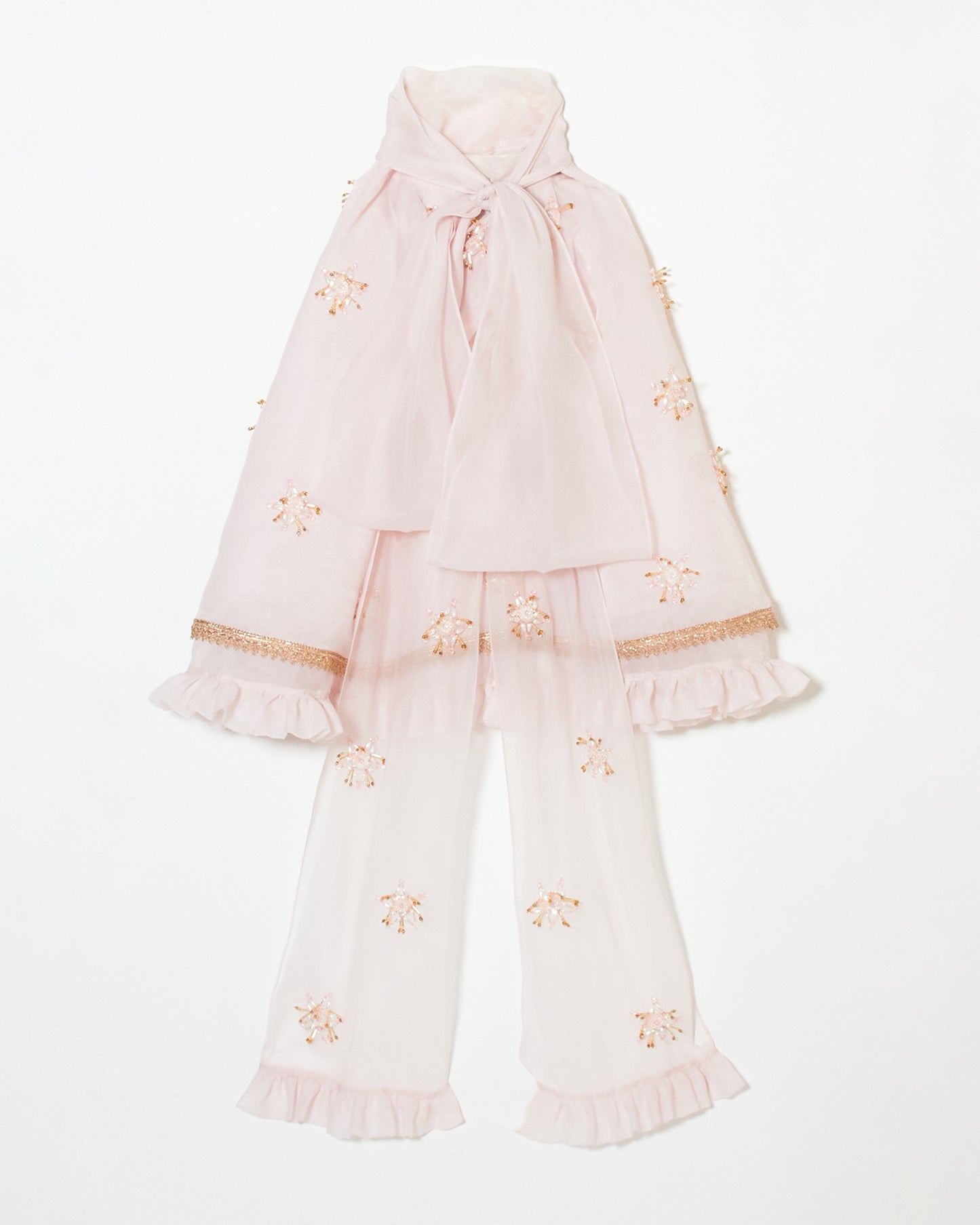 pink star ribbon skirt【Delivery in April 2023】