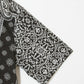 black bandana shirt【Delivery in April 2023】
