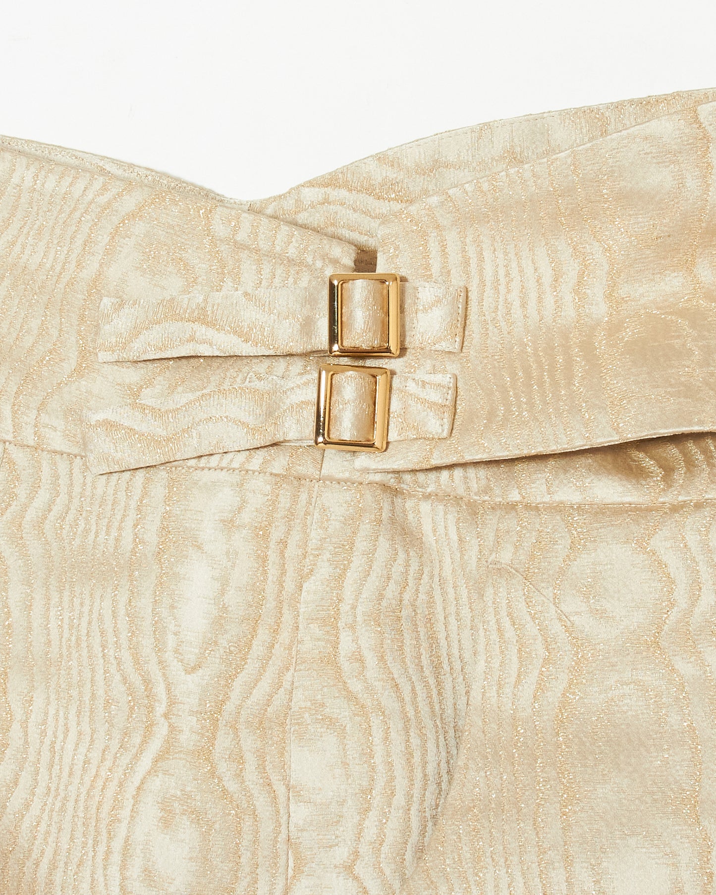 champagne gold moire pants【Delivery in March 2023】