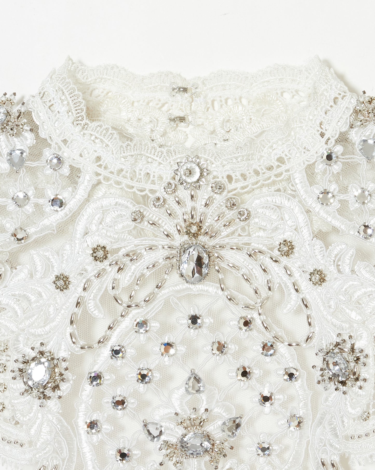 crystal bijou white collar【Delivery in March 2023】