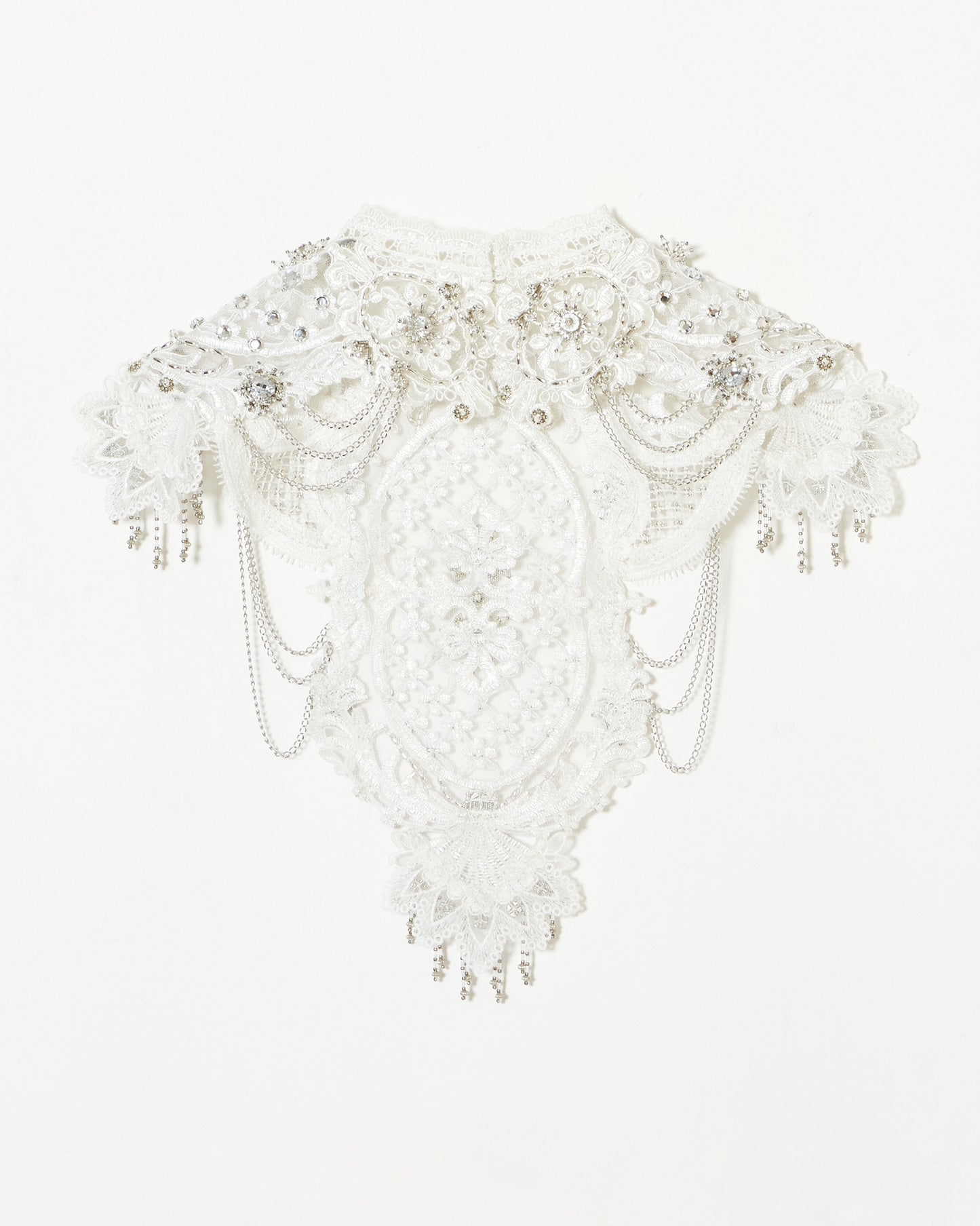 crystal bijou white collar【Delivery in March 2023】