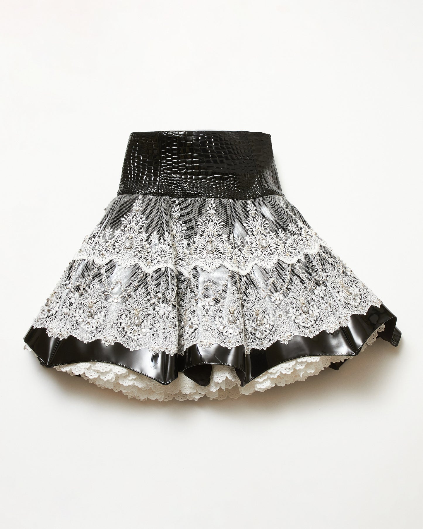 shade enamel bijou skirt【Delivery in August 2023】
