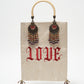 red LOVE beads bag【Delivery in February 2023】