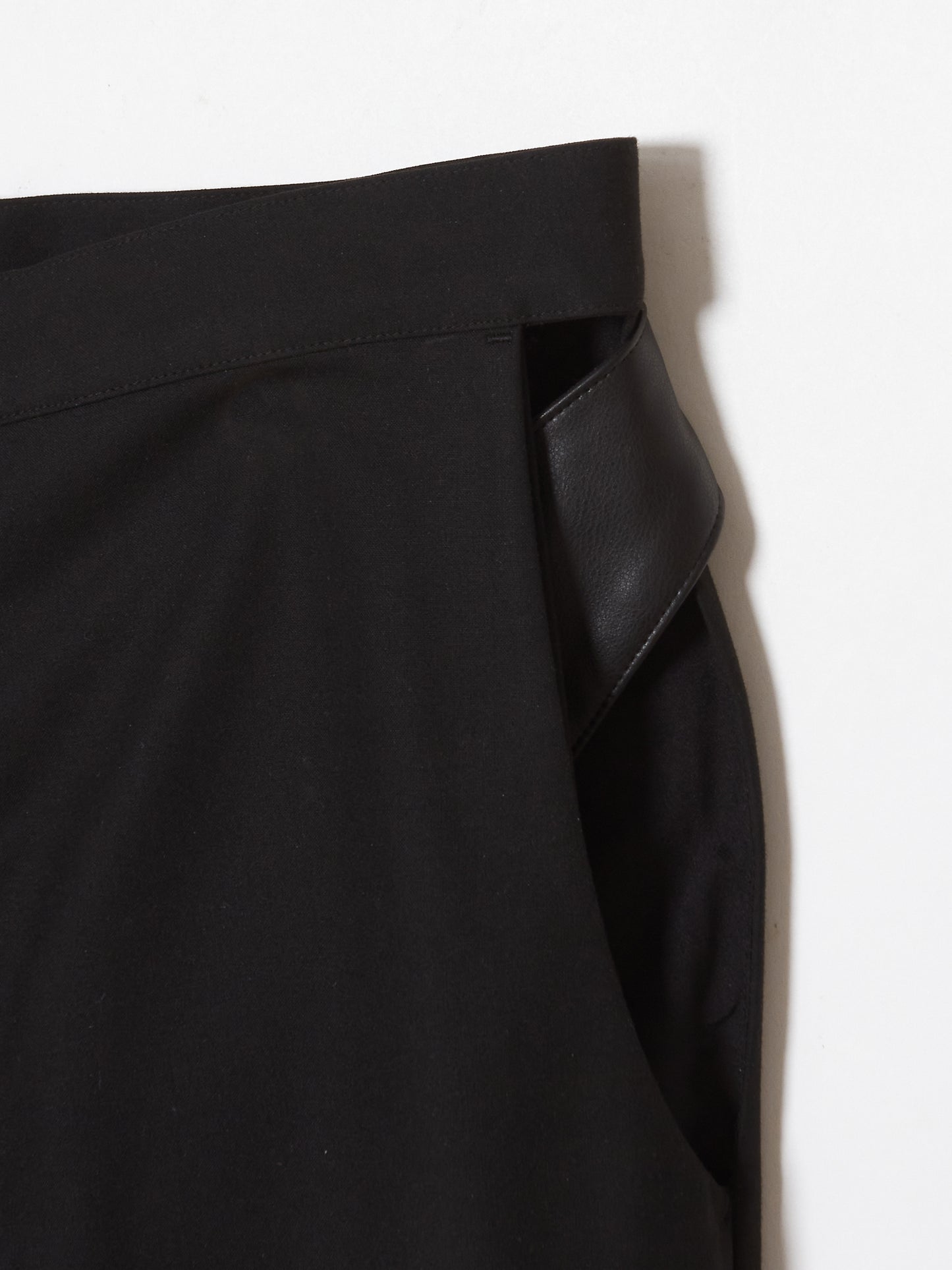 side open black pants【Delivery in December 2023】