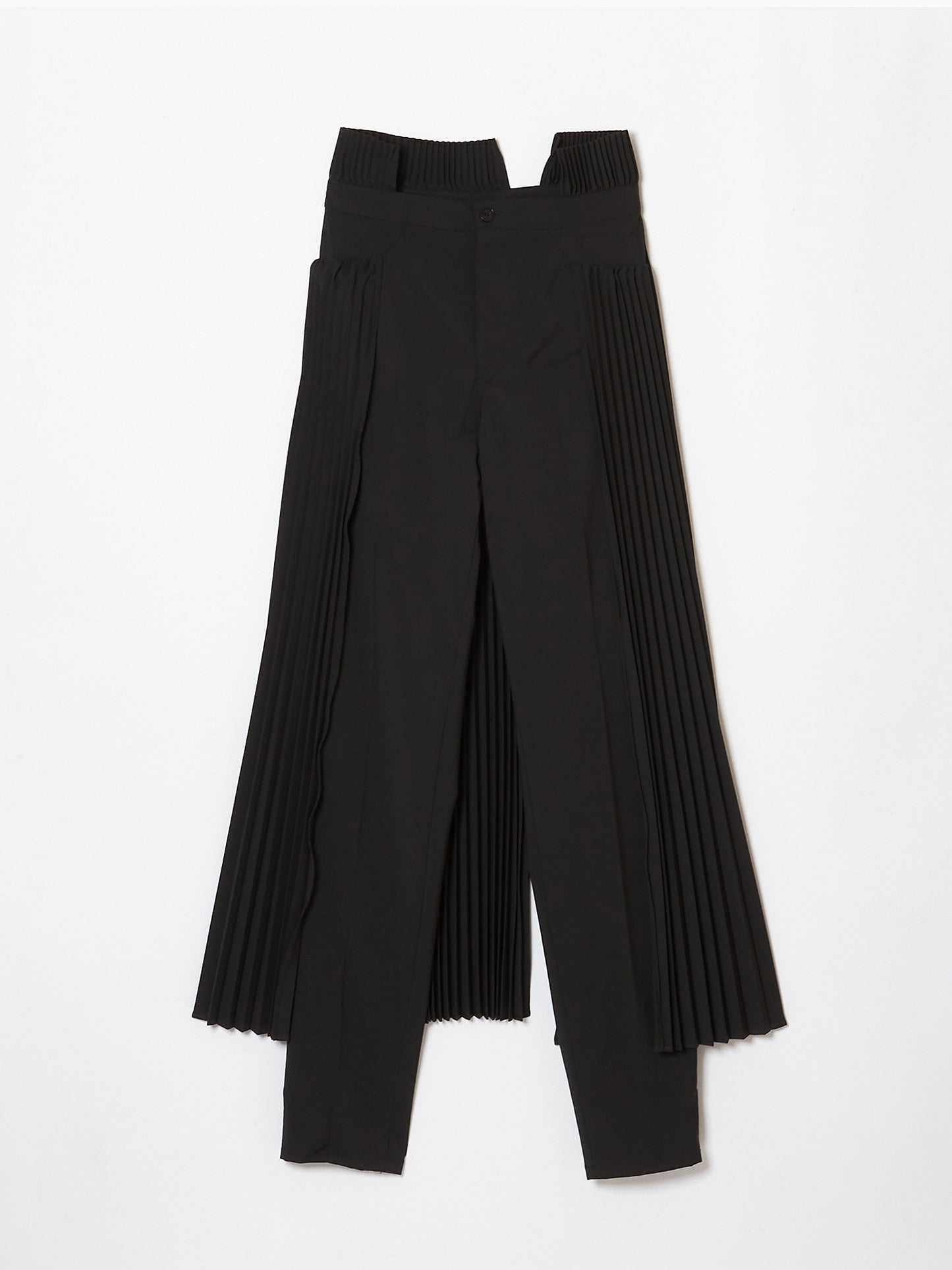 Side pleated pants【Delivery in December 2023】
