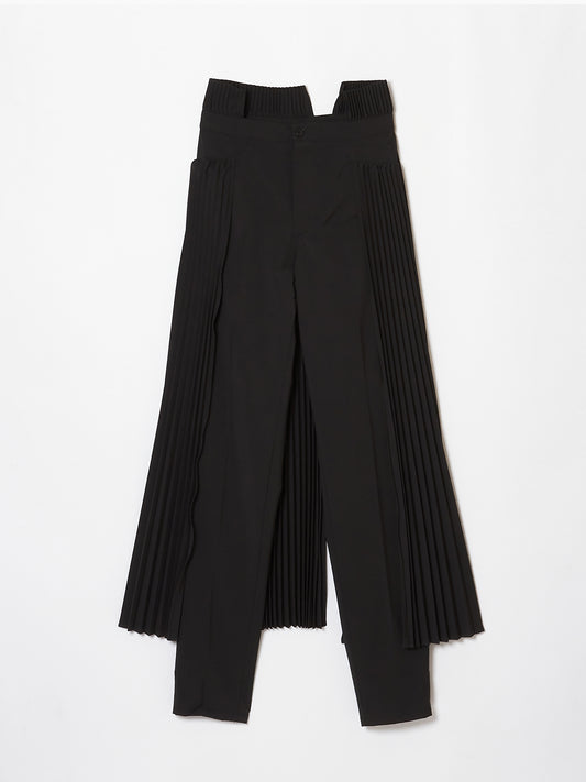 Side pleated pants【Stock】