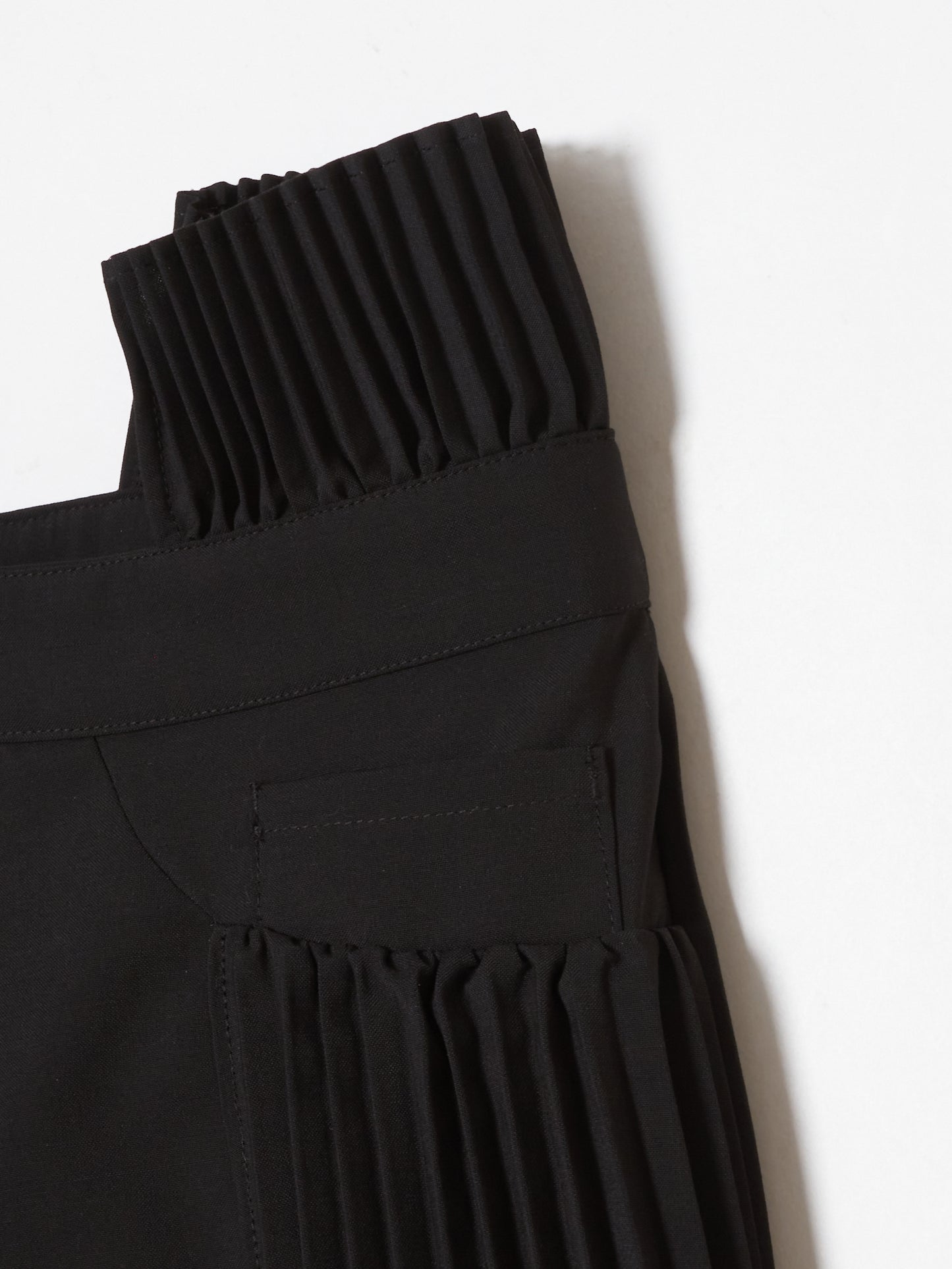 Side pleated pants【Delivery in December 2023】