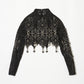 black lace bijou pullover【Delivery in March 2024】