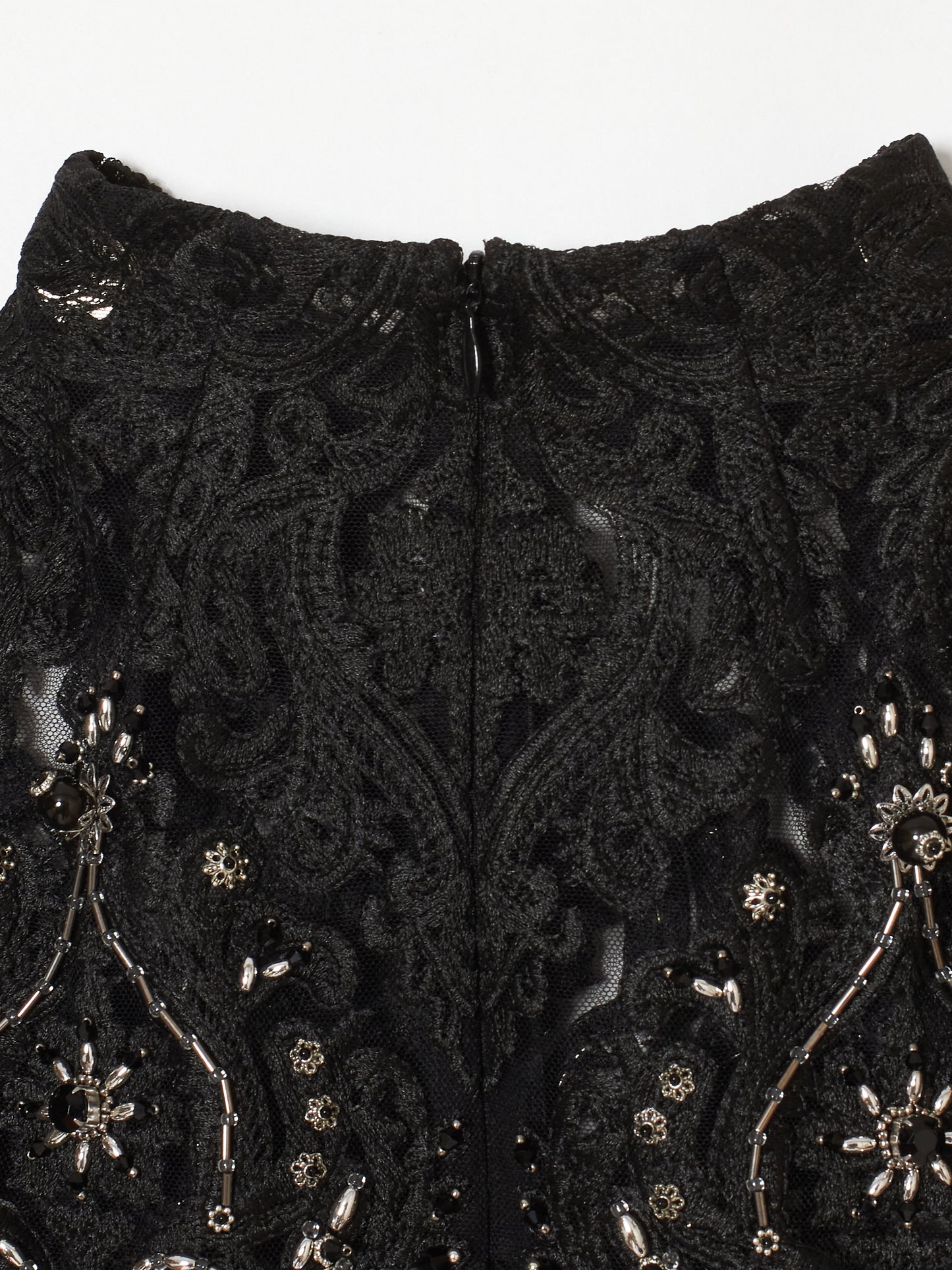 black lace bijou pullover【Delivery in December 2023】