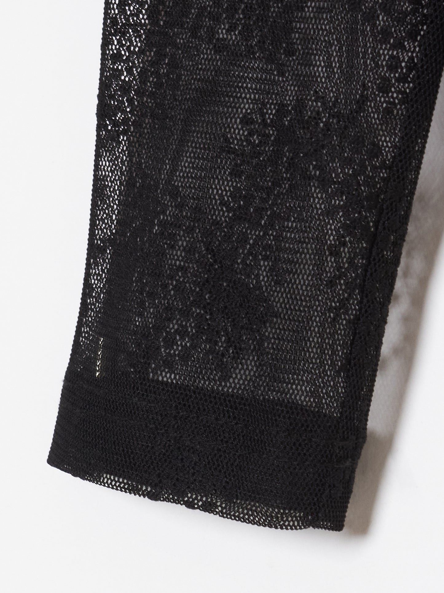 gypsophila embroidery sheer tops Black【Delivery in January 2024】