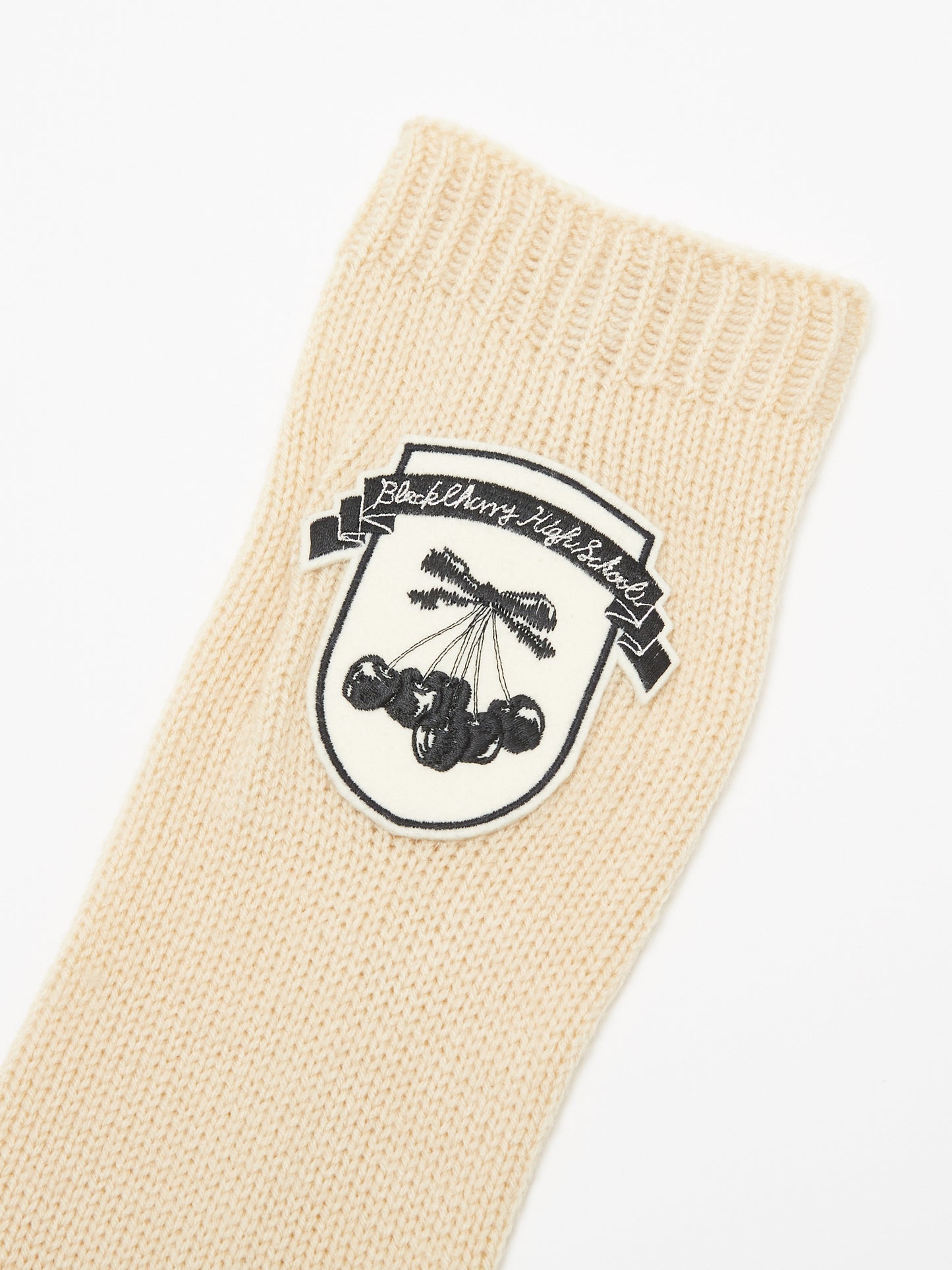 cherry arm warmer BEIGE【Delivery in January 2023】