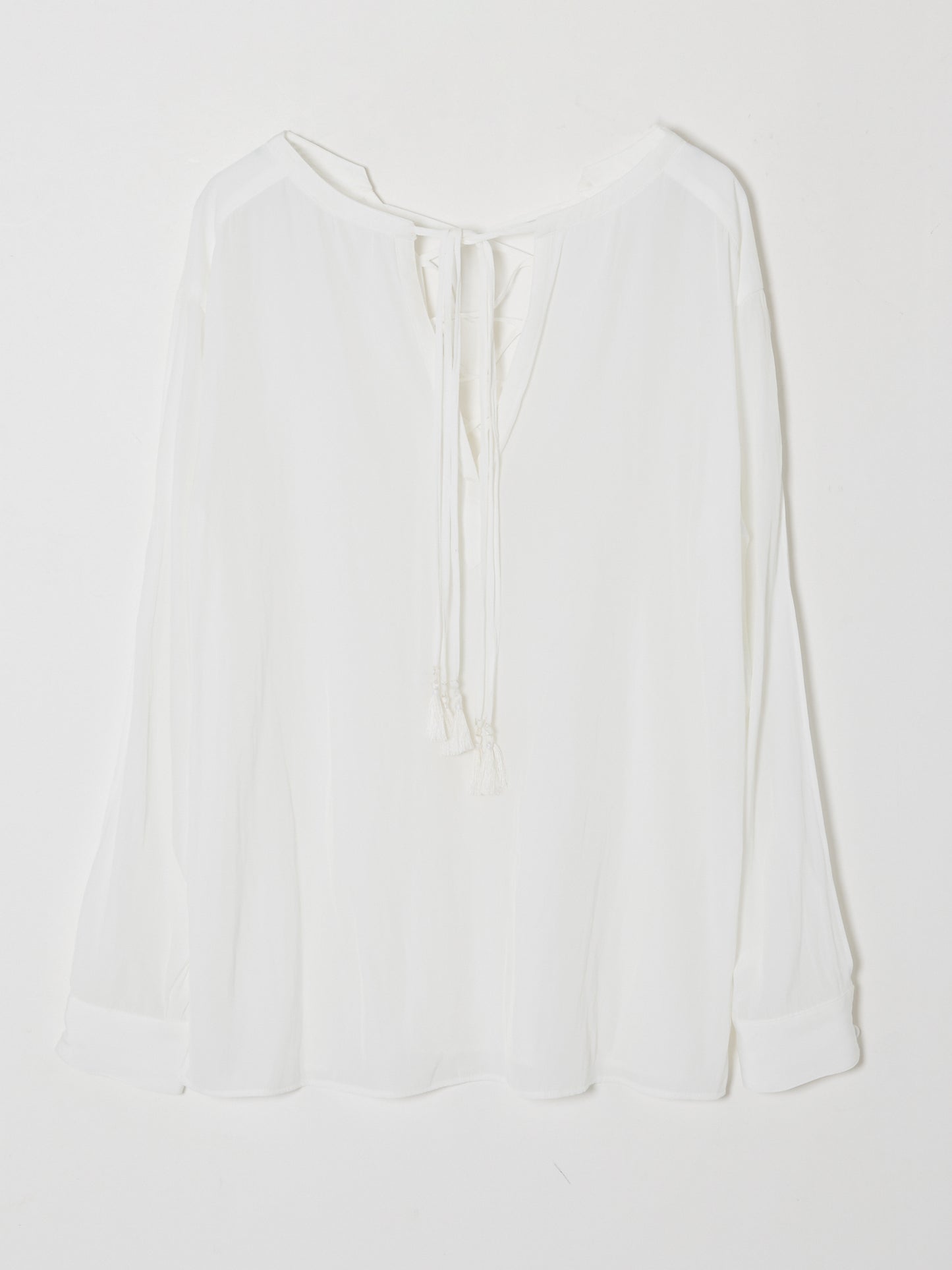 2way tassel blouse【Delivery in February 2024】