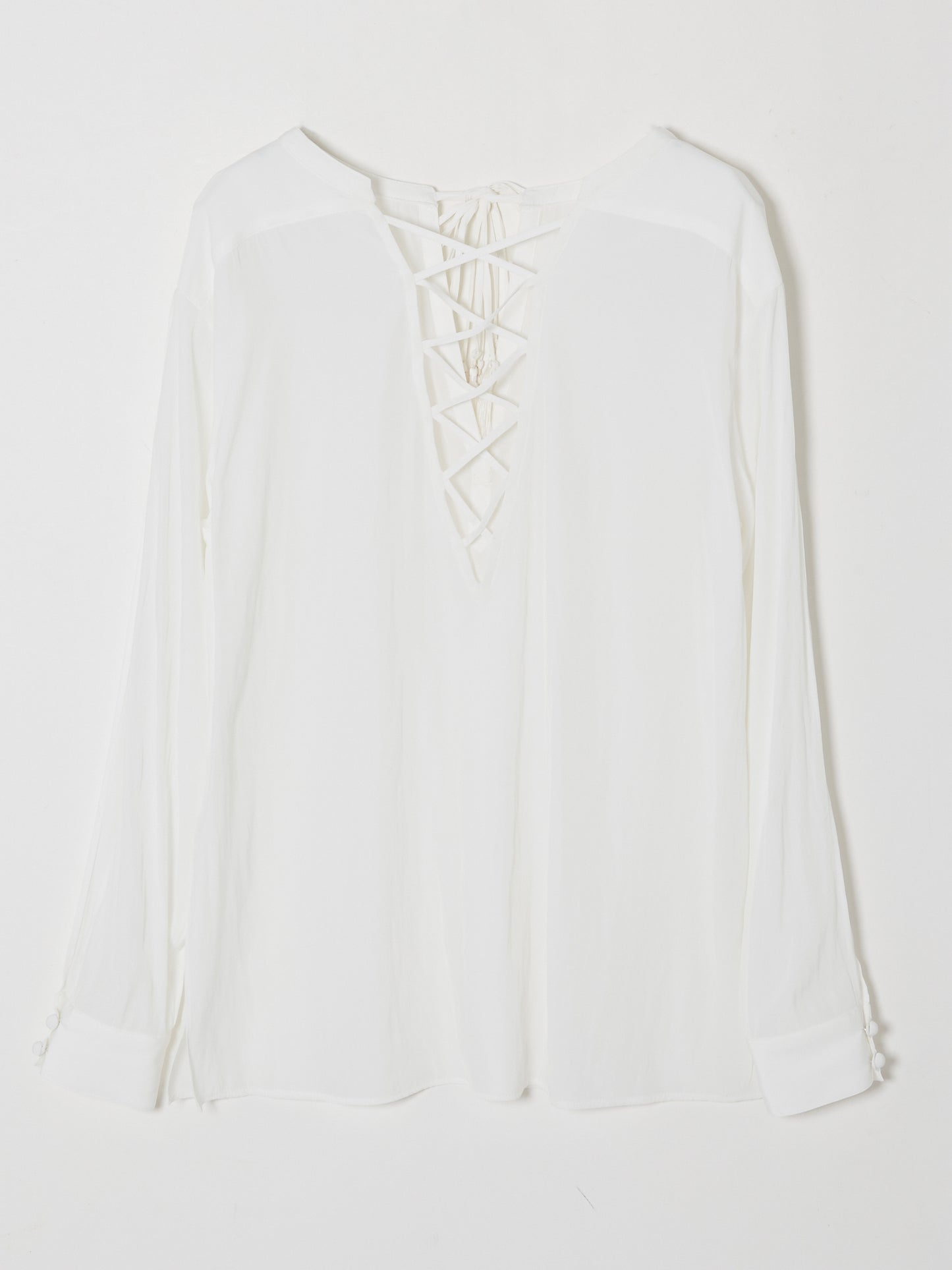 2way tassel blouse【Delivery in December 2023】