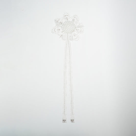 white lace bijou Chignon【Delivery in December 2023】