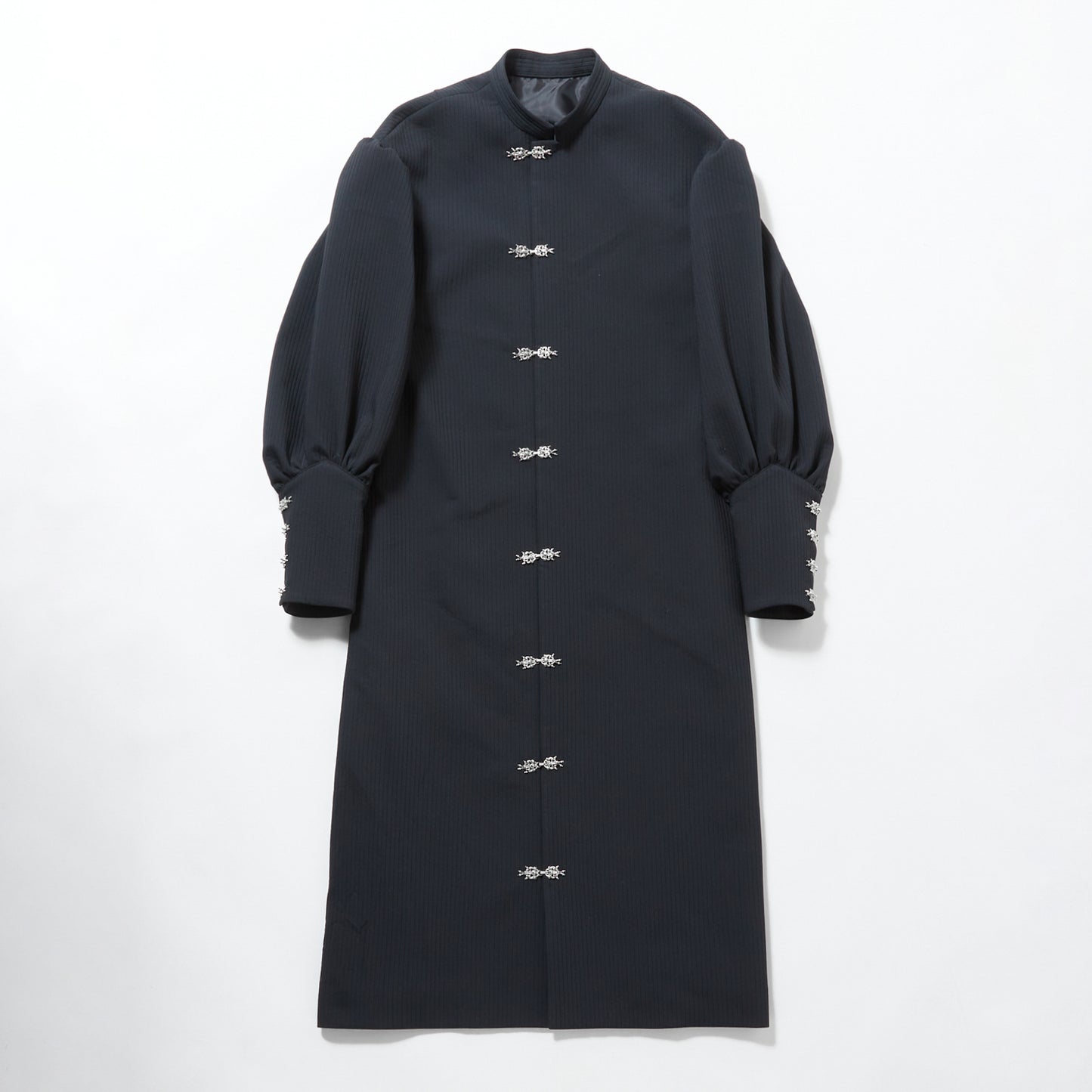 silver button coat【Delivery in December 2023】