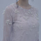 gypsophila embroidery sheer tops Greige【Delivery in December 2023】