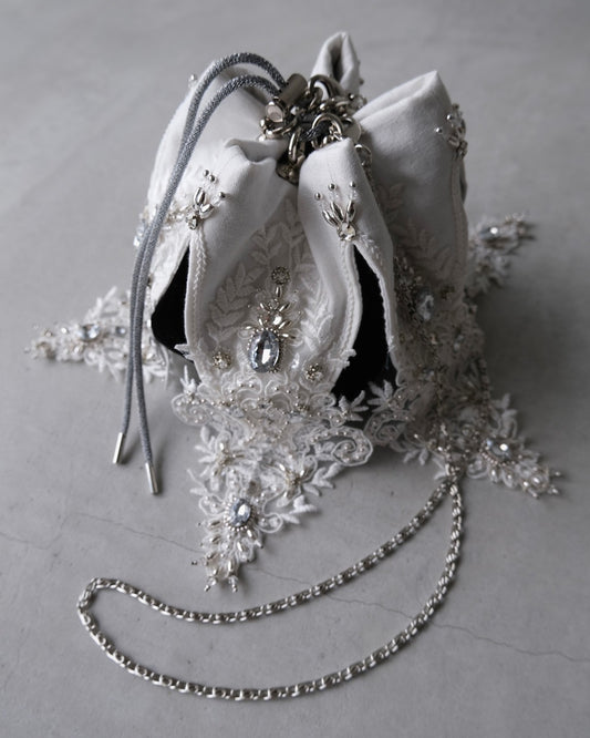 crystal bijou chain bag【Delivery in June 2024】
