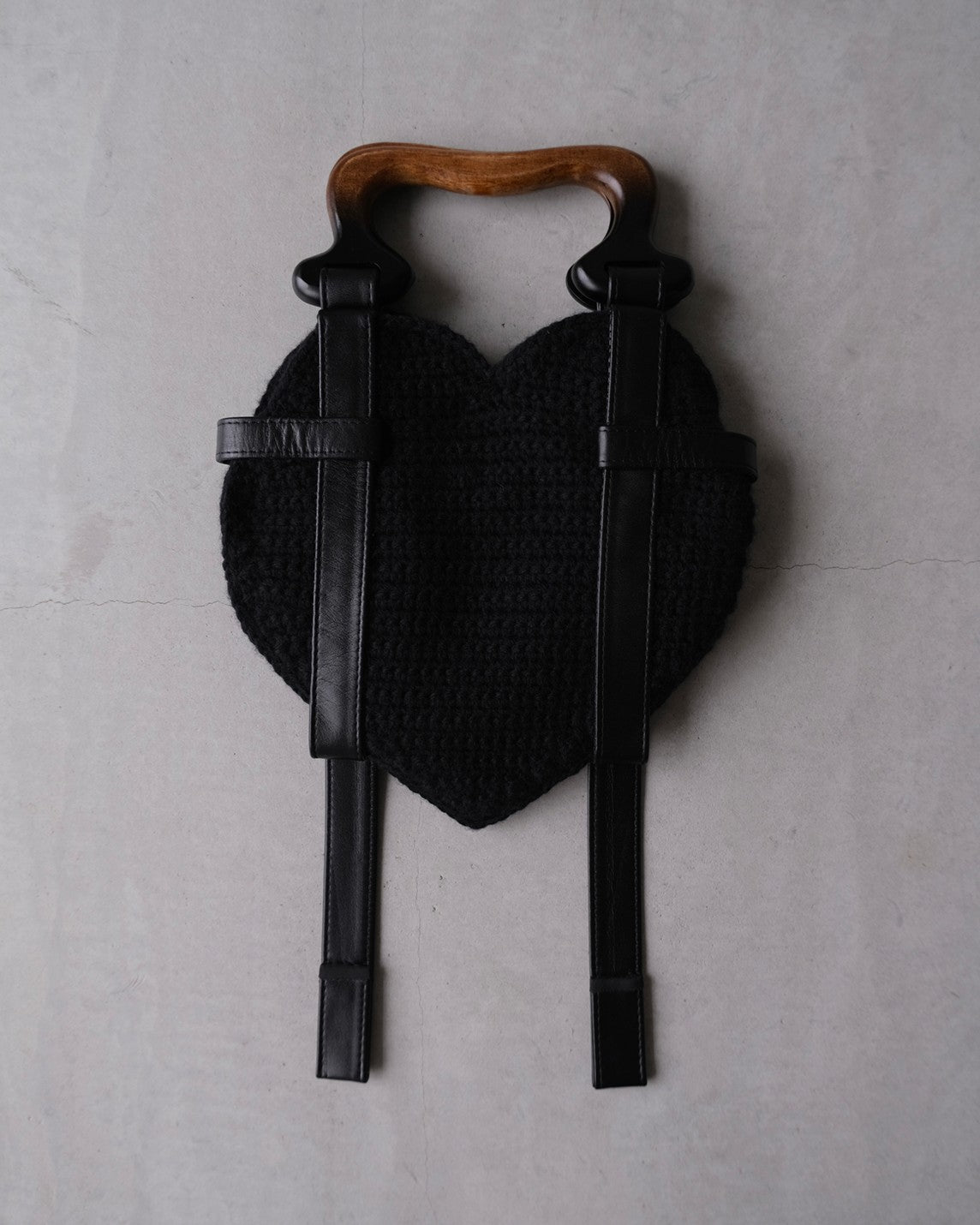heart knit bag【Stock】