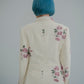 pink(yellow) rose jacquard jacket L【Delivery in August 2023】