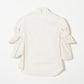 Puff sleeve blouse White