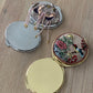Flowers and bird compact mirror【Stock】