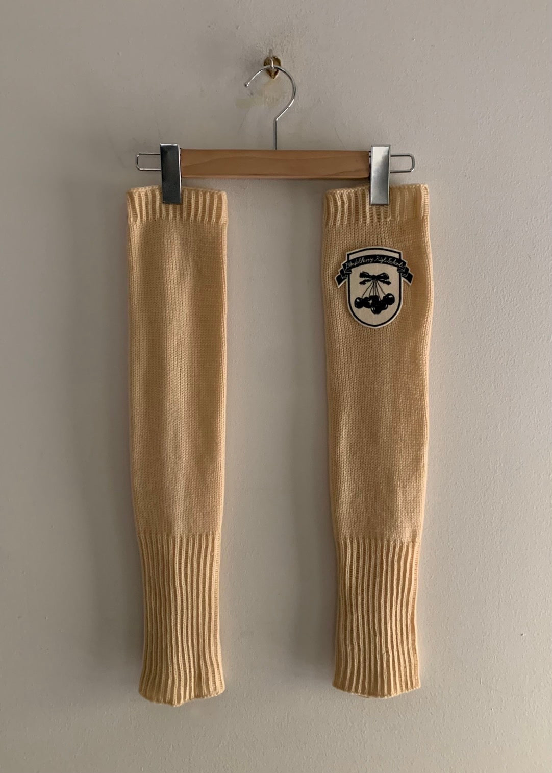 cherry arm warmer BEIGE【Delivery in January 2023】