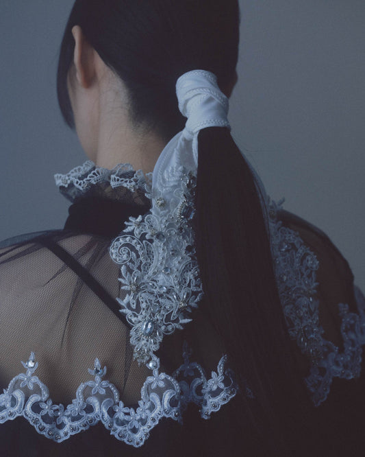 crystal bijou neckchief【Delivery in February 2024】