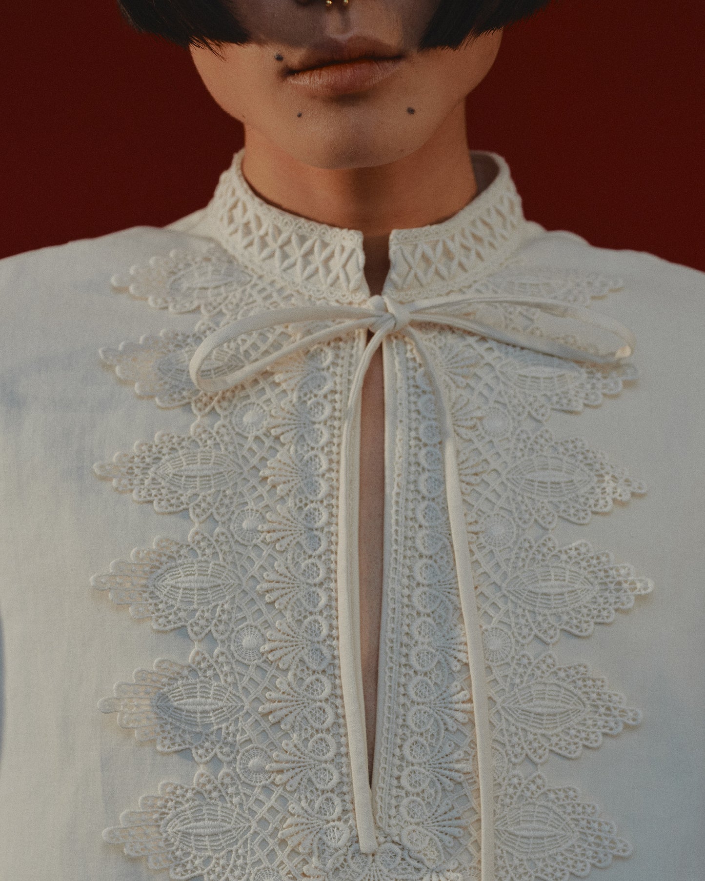 Generated lace blouse