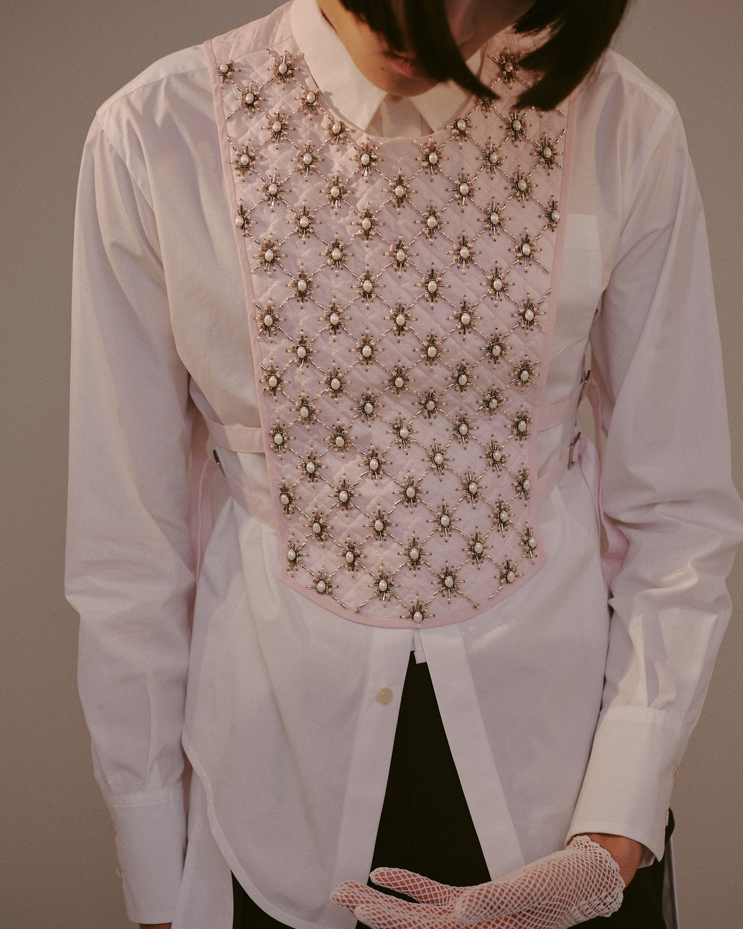 corset shirt White